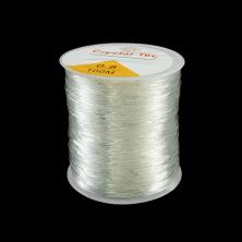 Резинка для бисера 0,8мм прозрачный (100м)