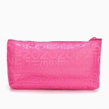 Косметичка-пенал на молнии 19*11*1см арт.7120802 малиновый