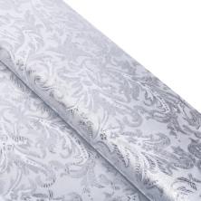 Парча 50*50см 100% п/э "Узоры" арт.9285591 серебро