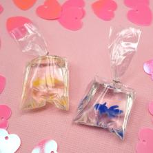 Подвеска акрил "Рыбка в пакете" 23*50мм арт.ИВ-514 микс