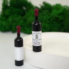 Миниатюра акрил "Бутылка вина" 8*38мм арт.ИВ-685