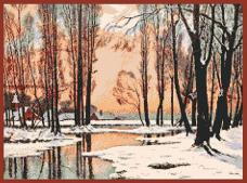 ДК-413 "Зимний лес" Схема для вышивания "Домашняя коллекция" А3 169*230кл