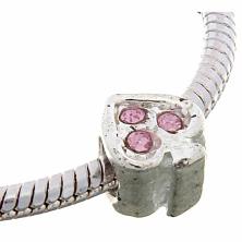 Бусины металл для "Pandora" 10*11мм со стразами арт.772192