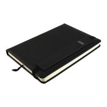 Ежедневник недатированный 16*22см клетка арт.KS-5112 черный (120л)
