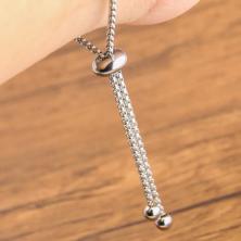 Заготовка для браслета нержавеющая сталь 12см арт.ИВ-23 никель