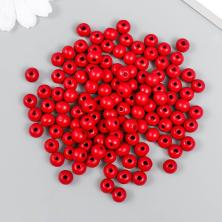 Бусины дерево  8мм арт.7829697 красный (100шт)