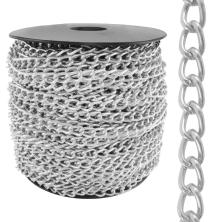 Цепь металл 9*5*1,35мм серебро