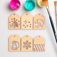 Заготовка бирка дерево 