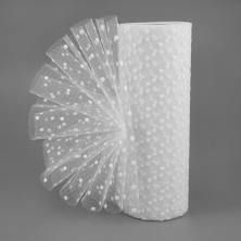 Фатин средней жесткости 15см в горошек арт.SF-2941