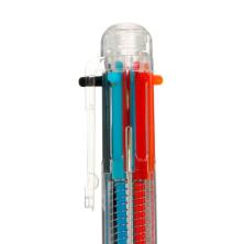 Ручка шариковая автоматическая 6 цветов арт.1302046