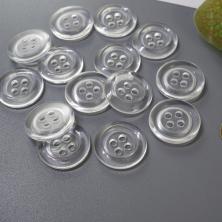 Пуговица арт.56020 15мм 24L прозрачный