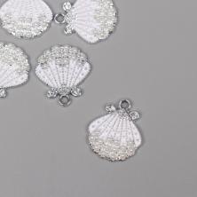 Подвеска "Ракушка" 20*18мм арт.10708459 серебро