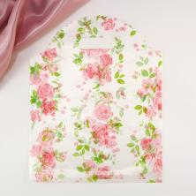 Пакет п/э с вырубной ручкой 25*20см арт.SF-7360 микс-40