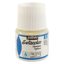 Краска акриловая для светлых тканей матовый эффект "Pebeo"  Setacolor 45мл арт.295-010 белый