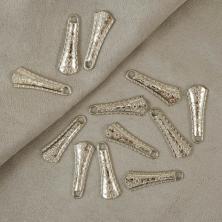 Подвеска 34*13мм арт.807 серебро