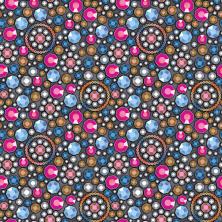 Ткань Peppy 50*55см 4421 Diamond & Denim 24407 GRY1