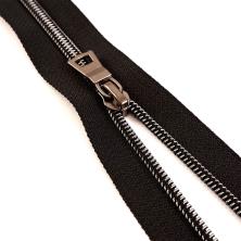 Молния спираль Т.7  70см черный/графит