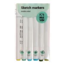 Маркер д/скетчинга двустор микс 2-6мм арт.9444417 (1шт)