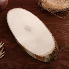 Спил дерева 45*20см h-2,5см арт.5276715 осина (1шт)