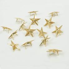 Украшение на прокол "Звезда" 12мм арт.ФУ-10066 823-золото