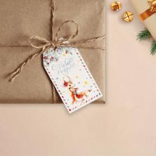 Шильдики "Оленята" 9*5см арт.4360389 (10шт)