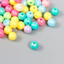 Бусины акрил  8мм арт.9410876 ассорти (20гр) (80шт)