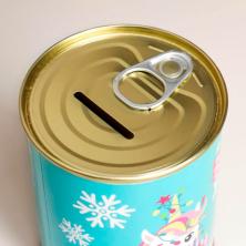 Копилка-банка металл 