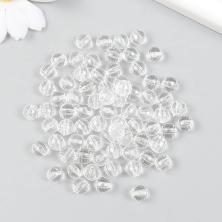 Бусины акрил граненые  8мм арт.9608718 прозрачный (70шт)