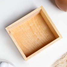 Ящик "Кашпо" 14,5*12,5*7,5см арт.5524580 хвоя