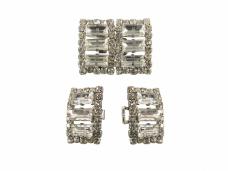 Застежка 34*25мм со стразами арт.JRTB-1065