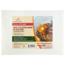 Холст грунтованный на картоне 100% хлопок 40*60см 280г/кв.м арт.CPG-4060 мелкозернистый