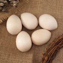 Заготовка дерево "Яйцо" 6,5*4,5см арт.DE-005 липа