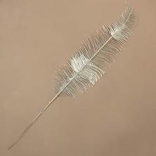 Ветка 26,5см "Перышко" арт.3544393 серебро