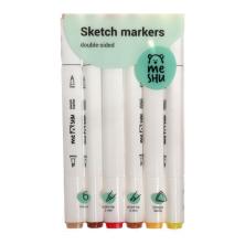 Маркер д/скетчинга двустор микс 2-6мм арт.9444418 (1шт)