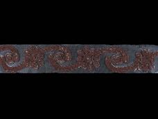 Тесьма на сетке 50мм арт.B-245 коричневый