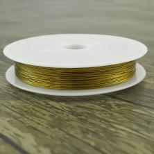 Ланка (Ювелирный тросик) 0,45мм арт.SF-7367 т.золото (30м)