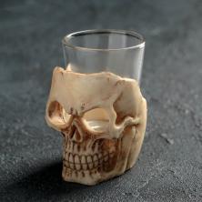 Стопка "Череп" стекло/полистоун 50мл 7,5*4*5см арт.4294710
