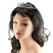 Диадема 35мм арт.ФУ-10659 серебро