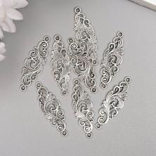 Коннектор "Ветвь" 10*30мм арт.3776638 серебро