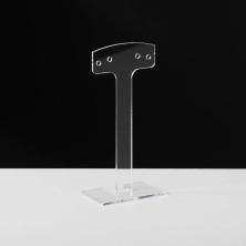 Подставка для серег  5*3*10см на 2 пары арт.4089626 оргстекло