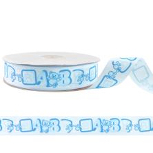 Лента репсовая 25мм арт.22100 голубой