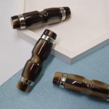 Пуговица 60мм арт.BHS-0188/1 коричнево-бежевый