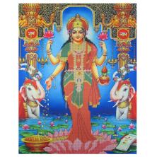 9603 "Лакшми-богиня изобилия, процветания, богатства, удачи и счастья" Рис. на ткани "Конек" 40*40см