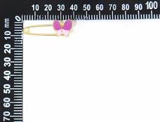 Булавка 38*15мм с эмалью 