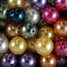 Бусины акрил 14мм арт.ФУ-3732 Ассорти (50гр)