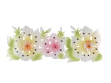 Аппликация "Цветы" 23*9,5см арт.A-904