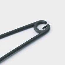 Вешалка костюмная 40см ширина 7мм с перекладиной арт.4850956 серый