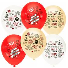 Шары воздушные "Это Любовь, Детка" 12"/30см арт.812140 микс