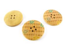 Пуговица дерево арт.ФУ-4104 25мм 40L 05