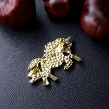 Брошь со стразами 